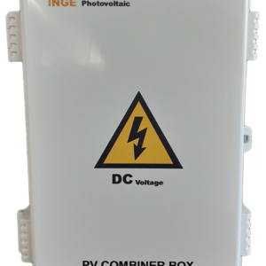 Inge: DC PV Combiner Box with White Cover - (ABS / IP66) - 400mm x 300mm x 170mm (PB-I-40-30-17-ABS)