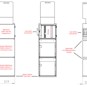 Inge: Deye 12KW All-in-1 Wall Mount Cabinet (Inge-Deye-12KW-AI1)