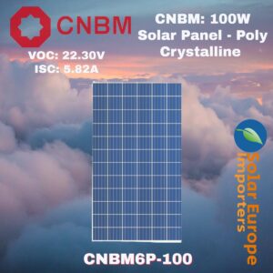 CNBM: 100W Solar Panel Poly Crystalline (CNBM6P-100)