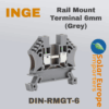 Rail Mount Terminal 6mm (Grey) (DIN-RMGT-6)