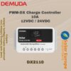 Demuda: PWM-DX Solar Charge Controller 10A 12VDC / 24VDC (DX2110)