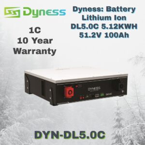 Dyness: Battery Lithium Ion DL5.0C 5.12KWH 51.2V 100Ah (DYN-DL5.0C)