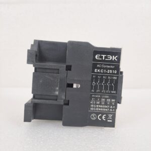 Alternative view of Etek: AC Contactor 25A 3P+1NO Coil 11KW AC3 230VAC (EKC1-2510-230)
