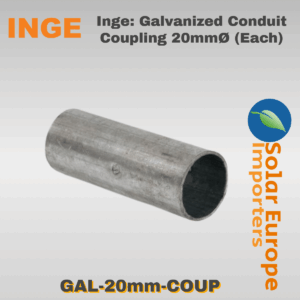 Inge: Galvanized Conduit Coupling 20mmØ (Each) (GAL-20mm-COUP)