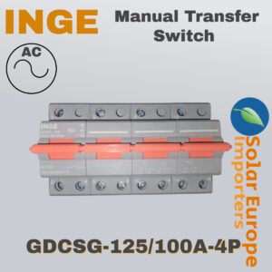 Inge: AC 4P Manual Transfer Switch 100A (GDCSG-125/100A-4P)