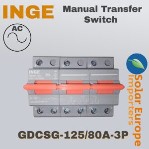 Inge: AC 3P Manual Transfer Switch 80A (GDCSG-125/80A-3P)