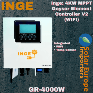 Inge: 4KW MPPT Geyser Element Controller V2 (WIFI) (GR-4000W)