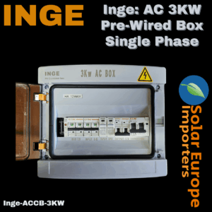 Inge: AC 3KW Pre-Wired Box Single Phase (Inge-ACCB-3KW)