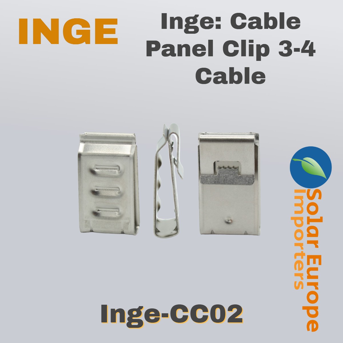 Inge: Cable Panel Clip 3-4 Cable (Inge-CC02)