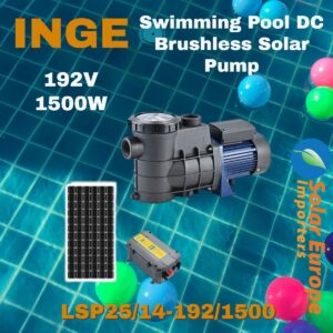 Inge: Swimming Pool DC Brushless Solar Pump 192VDC 1500W (LSP25/14-192/1500)