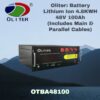 Oliter: Battery Lithium Ion 4.8KWH 48V 100Ah (OTBA48100)