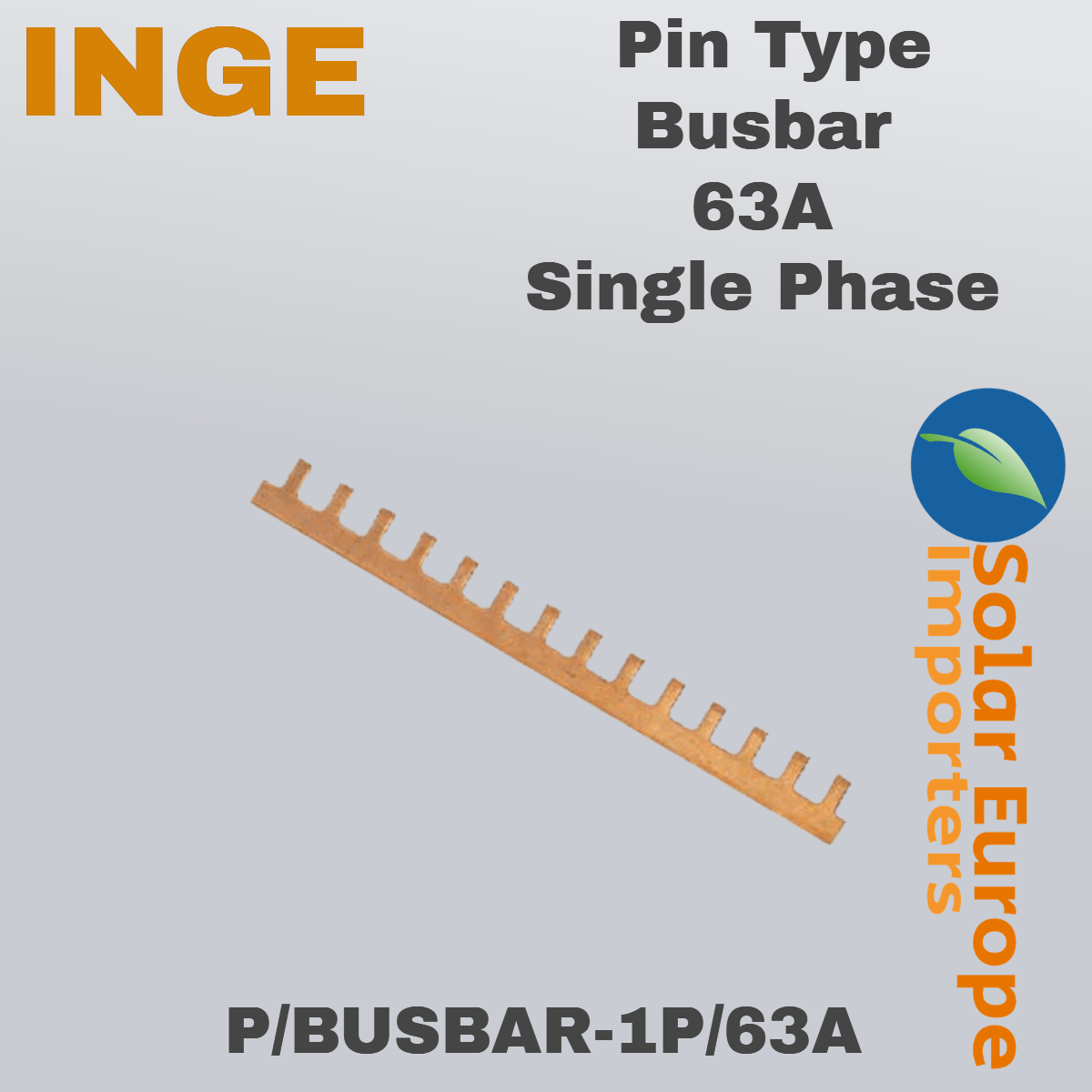 Pin Type Busbar 63A Single Phase (P/BUSBAR-1P/63A)