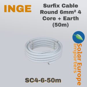 Surfix Cable Round 6mm² 4 Core + Earth (50m) (SC4-6-50m)