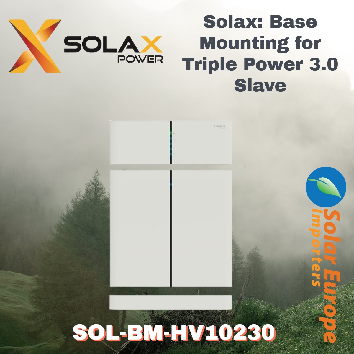 Solax: Base Mounting for Triple Power 3.0 Slave (SOL-BM-HV10230)