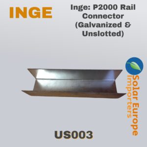 Inge: P2000 Rail Connector (Galvanized & Unslotted) (US003)