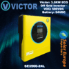 Victor: 3.5KW ECO Off Grid Inverter - VOC: 500VDC Battery: 24VDC (SE3500-24L)