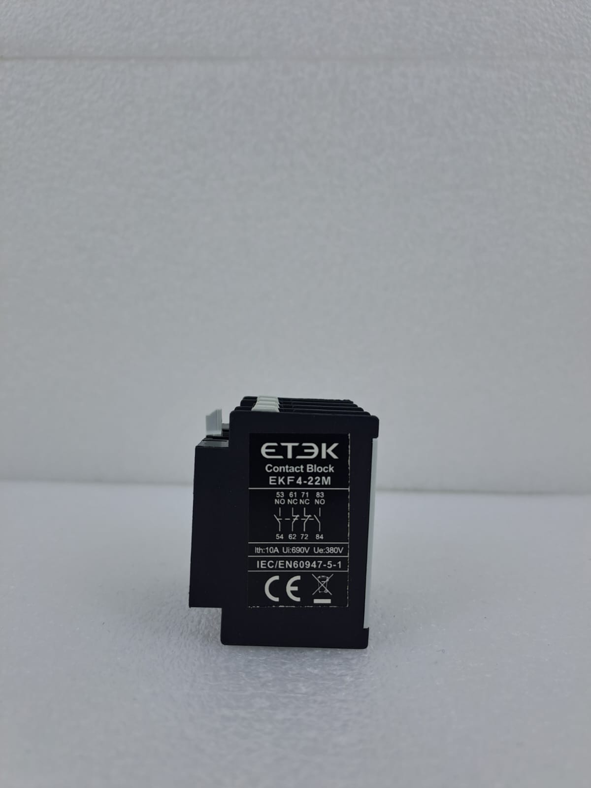 Etek: Auxiliary Contacts for EKC1-M Mini Contactors 2NO+2NC (EKF4-22M) - Image 2