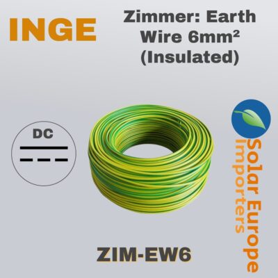 Zimmer: Earth Wire 6mm² (Insulated) (PER METER) (ZIM-EW6)