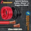 Zimmer: Hybrid Battery Cable: 50mm² (-) Negative (Black) (PER METER) (Zim-HBC50-)
