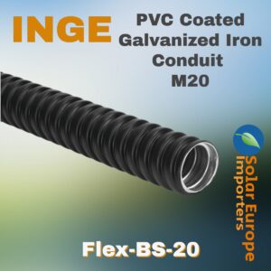 Inge: PVC Coated Galvanized Iron Sprague M20 (Per Meter) (Flex-BS-20)