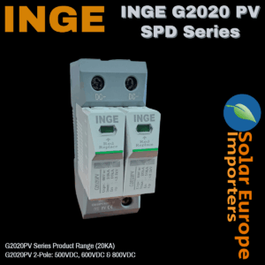 Inge: DC 2P Surge Protection Device T2 800VDC 20KA (G2020PV/800-2P)