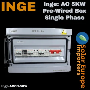 Inge: AC 500 KW Pre-Wired Box Three Phase (Inge-ACCB-500KW-3P)